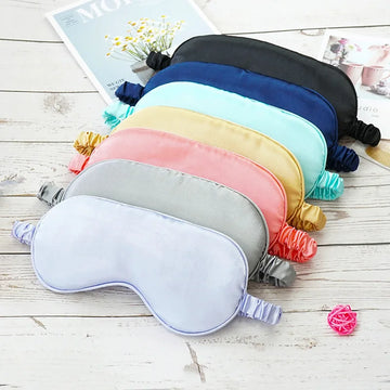 Imitated Silk Eye Patch Shading Sleep Eye Mask