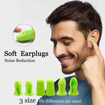 S/M/L Soundproof Sleeping Earplugs For Sleeping Special Mute Soft Slow Rebound Student Anti-Noise Protection Earplug