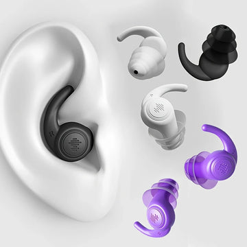 1pair Anti Noise Silicone Earplugs Swimming Ear Plugs