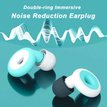 Sleep Noise Reduction Earplug Soft Silicone Ear Muffs Noise Protection Waterproof Ear Plugs